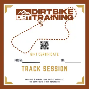 TRACK SESSION GIFT CERT